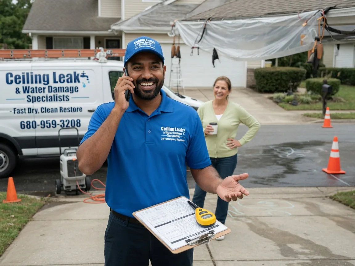 Ceiling Leak Cleanup Hillsville, VA FAQs